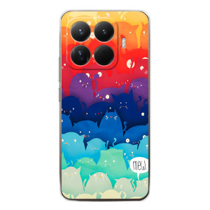Силиконовый чехол с котиком для Xiaomi 15T Pro – Mew