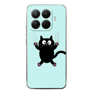 Силиконовый чехол с котиком для Xiaomi 15T Pro – Падающий кот