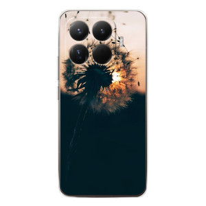 Силиконовый Чехол с одуванчиками на Xiaomi 15T Pro – Красивый одуванчик