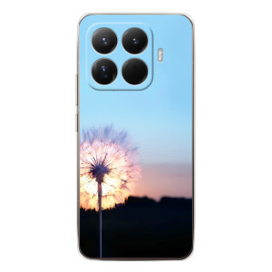 Силиконовый Чехол с одуванчиками на Xiaomi 15T Pro – Закат с одуванчиком