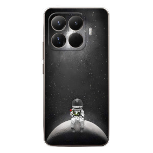 Силиконовый Чехол с принтом "Космонавты" на Xiaomi 15T Pro – Космонавт романтик