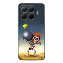 Чехол з героями Клеш Рояль для Xiaomi 15T Pro – Скелет с бомбой
