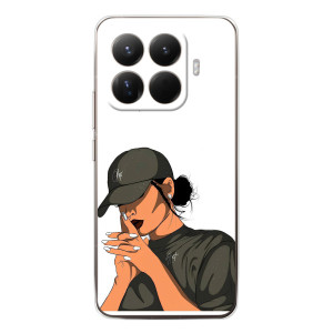 Силіконовый Чохол на Xiaomi 15T Pro з картинкой Модных девушек (У зеленому)