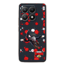 Бампер (ТПУ) с принтом Brawl Stars на Ксіоми 15Т (Черный Ворон)