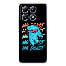 Чехлы Мистер Бист для Сяоми 15Т (logo Mr beast)