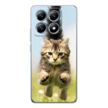 Чехлы с Котиками для Xiaomi 15T (VPrint) (Прыжок кота)