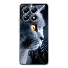 Чехлы с Котиками для Xiaomi 15T (VPrint) (Серый Кот)