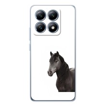 Чехлы с Лошадью дляXiaomi 15T (VPrint) (Черный Конь)