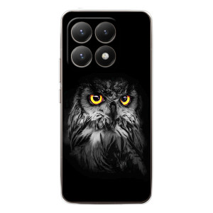 Чехлы с принтом СОВЫ для Xiaomi 15T – Сова на чёрном