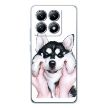 Чехлы с собаками для Xiaomi 15T (VPrint) (Довольный Хаски)