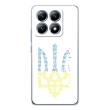 Чехлы для Xiaomi 15T  Укр. Символика (AlphaPrint) (Герб из букв)