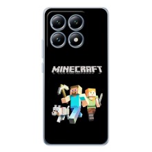 Чехол Майнкрафт на Xiaomi 15T (AlphaPrint) Minecraft (герои Minecraft)