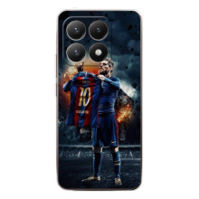 Чехол Месси футболист для Xiaomi 15T – Месси с футболкой