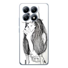 Чехол с печатью для Xiaomi 15T - (Мода) (AlphaPrint) (Фото девочки)