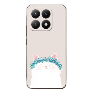 Чехол на тематику: Коты для Xiaomi 15T – Белый котик
