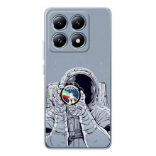 Чехол NASA для Xiaomi 15T (AlphaPrint) (Космонавт фото)
