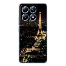 Чехол Эйфелева Башня для Xiaomi 15T - (AlphaPrint) (Ночной Париж)