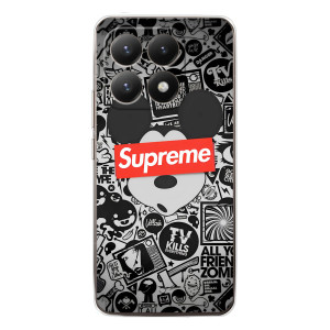 Чехол с Брендами одежды на Ксіоми 15Т – Supreme Маус