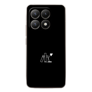 Чехол с картинками на черном фоне для Xiaomi 15T – Книжки