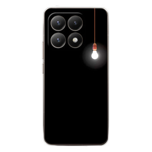 Чехол с картинками на черном фоне для Xiaomi 15T – Лампочка