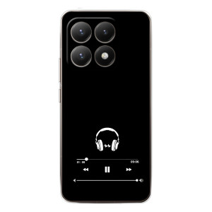 Чехол с картинками на черном фоне для Xiaomi 15T – Плеер