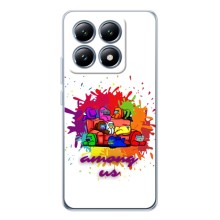 Чехол Амонг Ас для Xiaomi 15T (AlphaPrint) (Яркий АмонгАс)