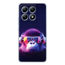 Чехол с Обезьянами Xiaomi 15T - (AlphaPrint) (Стильная обезьяна)