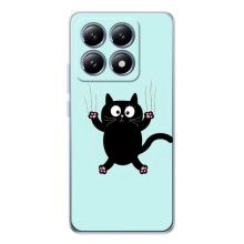 Чехол с принтом для Xiaomi 15T (AlphaPrint) Модные коты (Падающий кот)