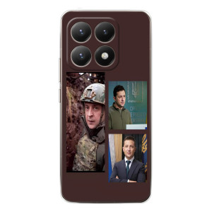 Чехол для Xiaomi 15T (AlphaPrint - с принтом Зеленского)