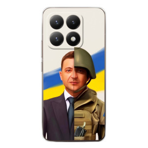 Чехол для Xiaomi 15T (AlphaPrint - с принтом Зеленского)