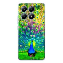 Чехол с птицами на Xiaomi 15T (VPrint) (Яркий Павлин)