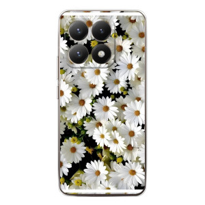 Чохол з ромашками на Xiaomi 15T – Рамка в ромашках