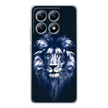 Чехол со Львом для Xiaomi 15T (VPrint) (Синий Лев)