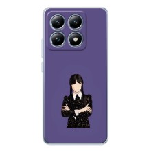 Чехлы Венсдей на Xiaomi 15T Уэнсдей (AlphaPrint) (Уэнздей в черном)