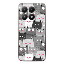 Чехол с милыми котиками на  (Коллаж с котами)