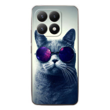 Чехол с милыми котиками на  (Стильный кот)
