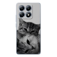 Чехол с рисунком кот на Xiaomi 15T (Пара котов)