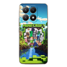 Чехол с картинками Майнкрафт для  (Майнкрафт фон)