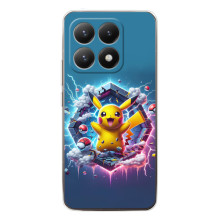 Чехол с Пикачу на Xiaomi 15T – Лого Пикачу