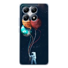 Космические Чехлы для Сяоми 15Т (VPrint) (Планеты шарики)