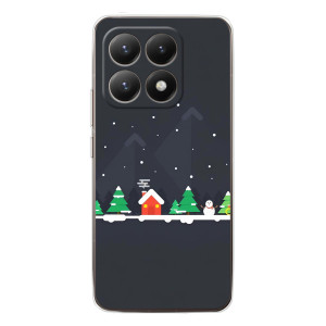 Силиконовый бампер на рождество для Xiaomi 15T (Город зимний)