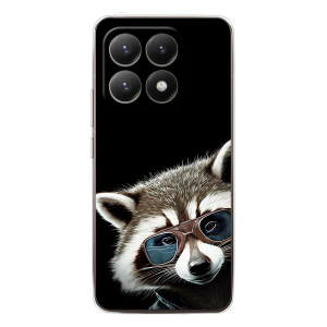 Силиконовый Чехол с Енотами на Xiaomi 15T – Стильный Енот