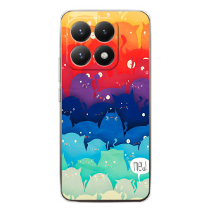 Силиконовый чехол с котиком для Xiaomi 15T – Mew