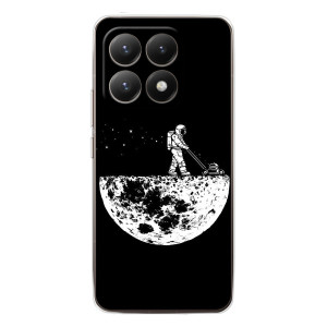 Силіконовый Чохол з принтом "Космонавти" на Xiaomi 15T – Космонавт