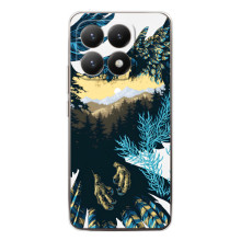 Силиконовый чехол с птичкой на Xiaomi 15T – Яркий Орел