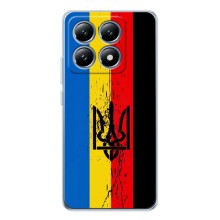Украинские Чехлы для Xiaomi 15T с картинкой УПА (AlphaPrint) (Флаг УПА)