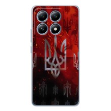 Украинские Чехлы для Xiaomi 15T с картинкой УПА (AlphaPrint) (ГЕРБ УПА)