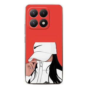 Силіконовый Чохол на Xiaomi 15T з картинкой Модных девушек – Дівчина Nike