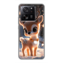 Яркий чехол для Xiaomi 16 с Зимними Оленятами – Оленёнок