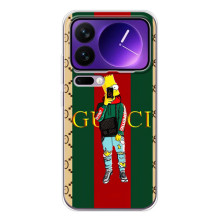 Брендновые Чехлы для Xiaomi 17 Pro Max - (PREMIUMPrint) (Барт ГУЧЧИ)